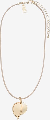 Leslii Necklace in Gold: front