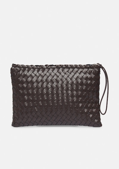 COMMA Pochette en chocolat, Vue avec produit