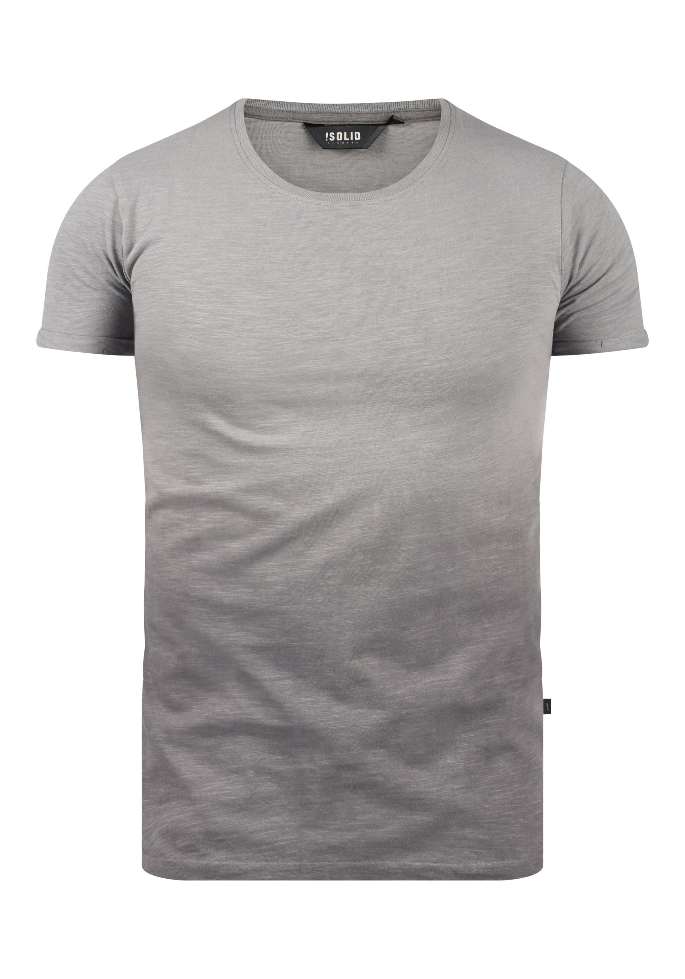 !Solid T-Shirt 'Divino' in Grau: Vorderseite