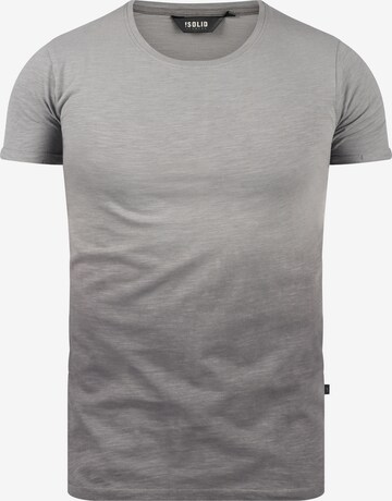 !Solid T-Shirt 'Divino' in Grau: predná strana