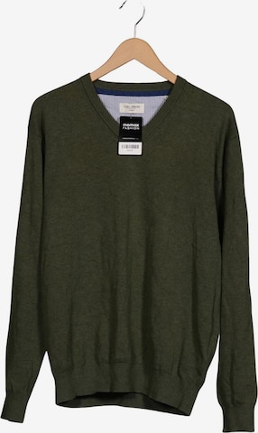 CARL GROSS Pullover L in Grün: Vorderseite