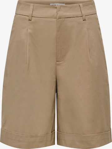 ONLY Élére vasalt nadrágok 'ONLRosalie' - barna: elől