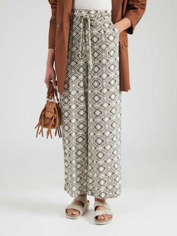 ONLY Wide leg Trousers 'ONLSilva' in Beige: front