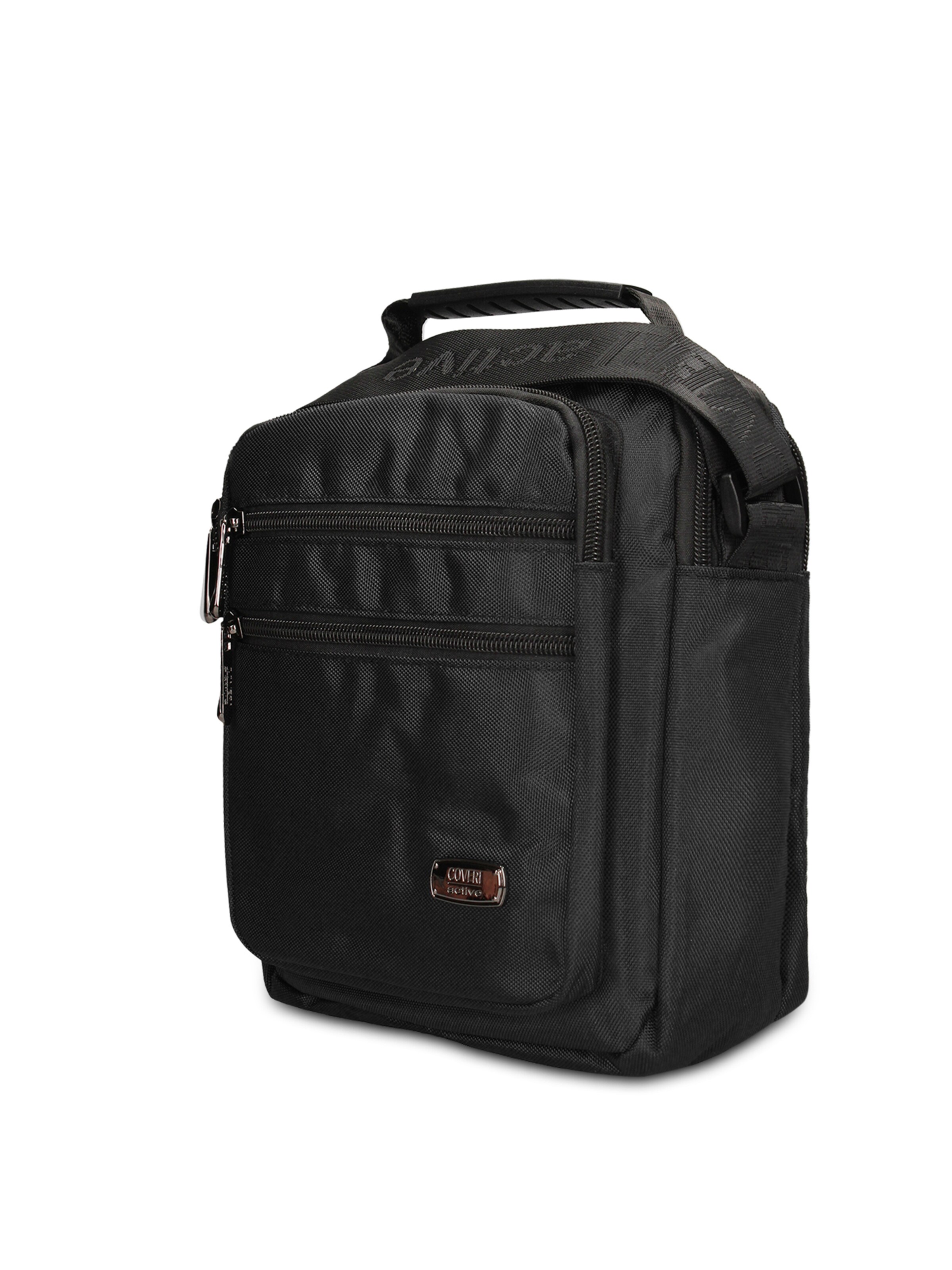 Borsa a tracolla 'Borsa a Tracolla Uomo Coveri Collection Vegan Leather' di Coveri Collection in nero