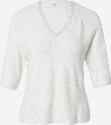 JDY Tröja 'JDYELANORA' i vit: framsida