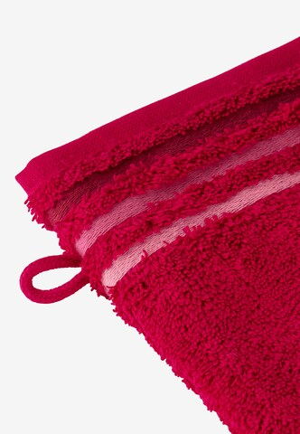 SCHIESSER Waschhandschuhe 'Skyline Color' in Rot
