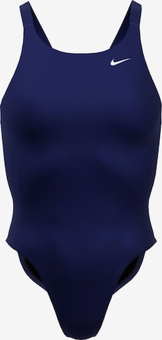 Nike Swim Bralette Active Swimsuit 'Fastback' in Blue: front