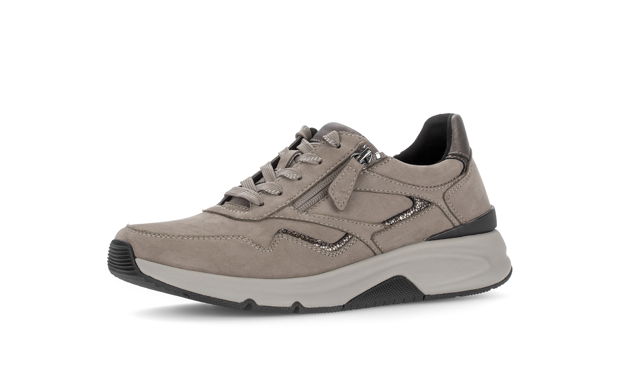 GABOR Sneaker 'Rollingsoft' in Grau: Vorderseite
