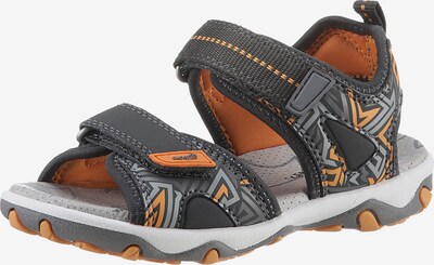 SUPERFIT Sandals & Slippers in Grey / Orange, Item view