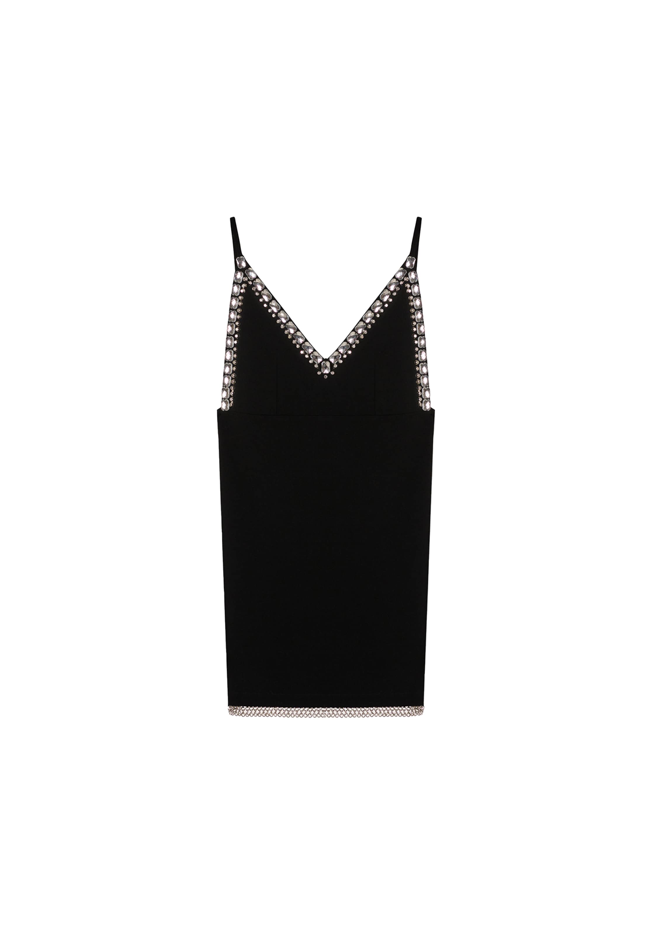 Robe de cocktail 'AESSE' Camomilla Italia en noir : devant