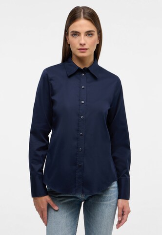 ETERNA Blouse in Blauw: voorkant