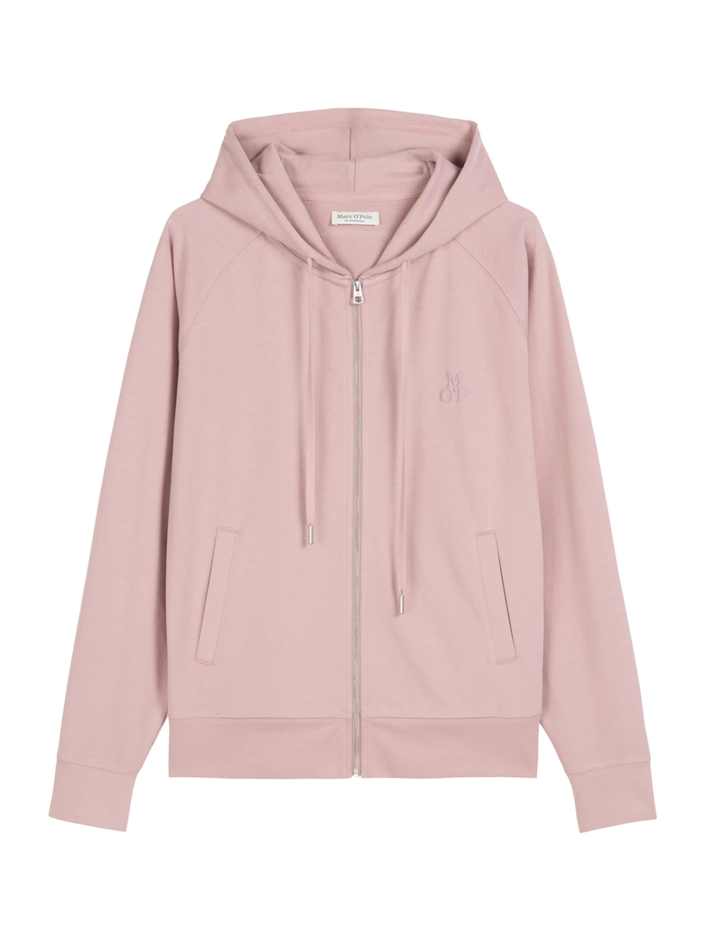 Veste de survêtement ' Heavy Jersey ' Marc O'Polo en rose : devant