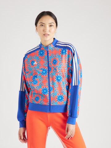 ADIDAS SPORTSWEAR Sportief sweatvest 'Farm Tiro' in Blauw: voorkant