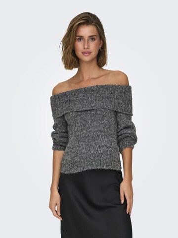 ONLY - Jersey en gris: frente