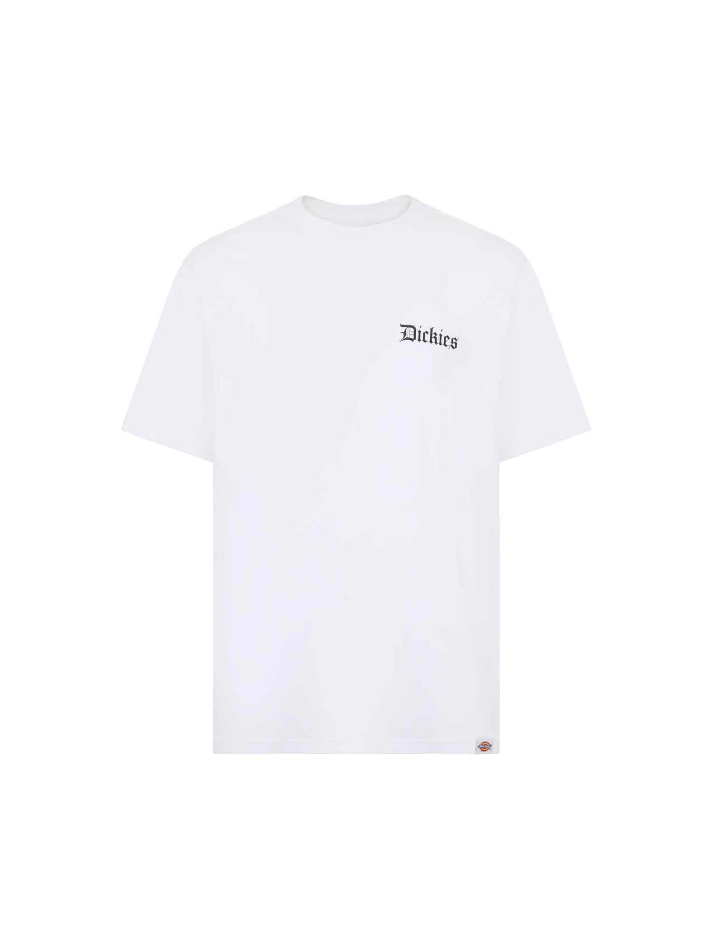 DICKIES Μπλουζάκι 'Diner' σε λευκό: μπροστά