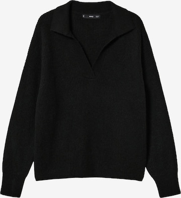 MANGO Pullover 'Carlos' i sort: forside