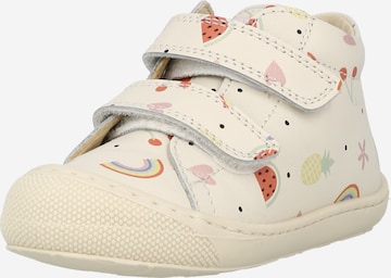 NATURINO First-step shoe 'COCOON SPAZZ' in White: front