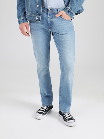 Coupe slim Jean 'JACK' Karl Lagerfeld en bleu : devant