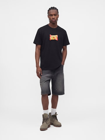 Carhartt WIP Μπλουζάκι 'Road Side Snack' σε μαύρο