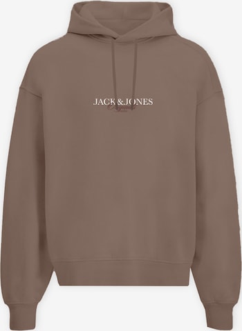 brūns JACK & JONES Sportisks džemperis 'JORBILLYBURG': no priekšpuses
