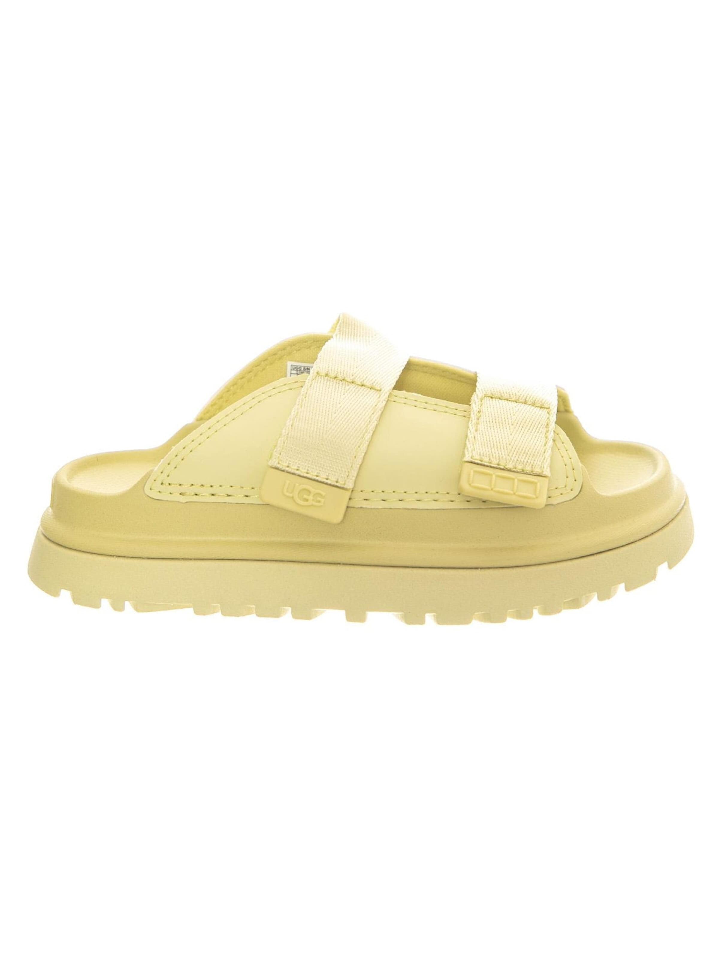 UGG Sandal 'K GOLDENGLOW SLIDE GOLDEN APPLE' in Yellow: front