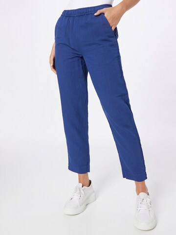 Regular Pantalon Folk en bleu : devant