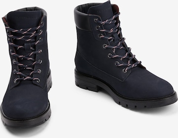 TOMMY HILFIGER Schnürboots in Blau