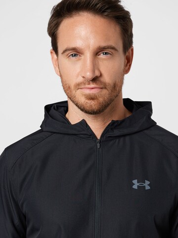 UNDER ARMOUR Μπουφάν άσκησης σε μαύρο