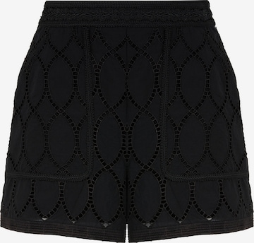 NOCTURNE Wide Leg Shorts in Schwarz: predná strana