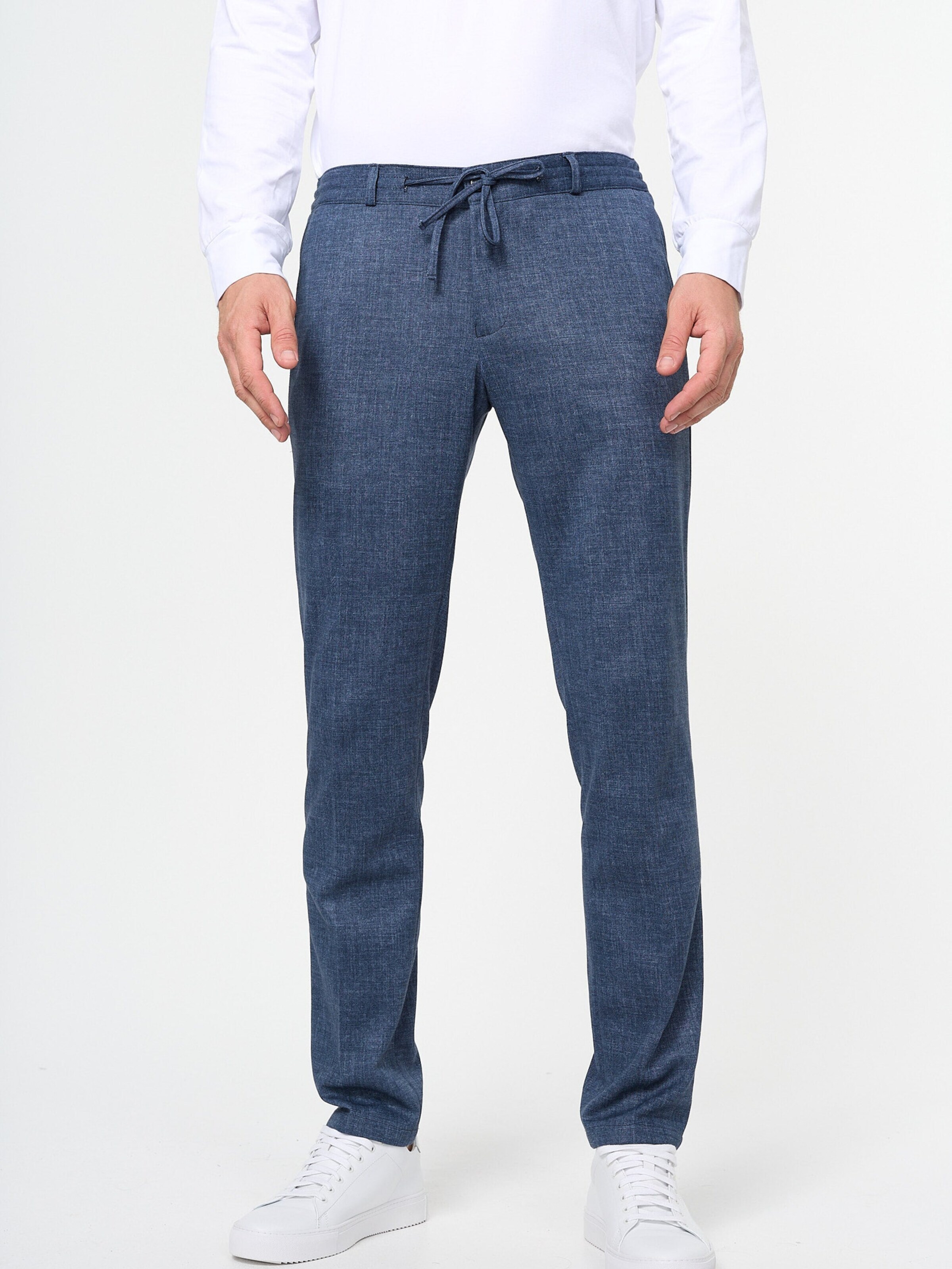 Zuitable Slim fit Pants 'DiSpartaflex SE' in Blue: front