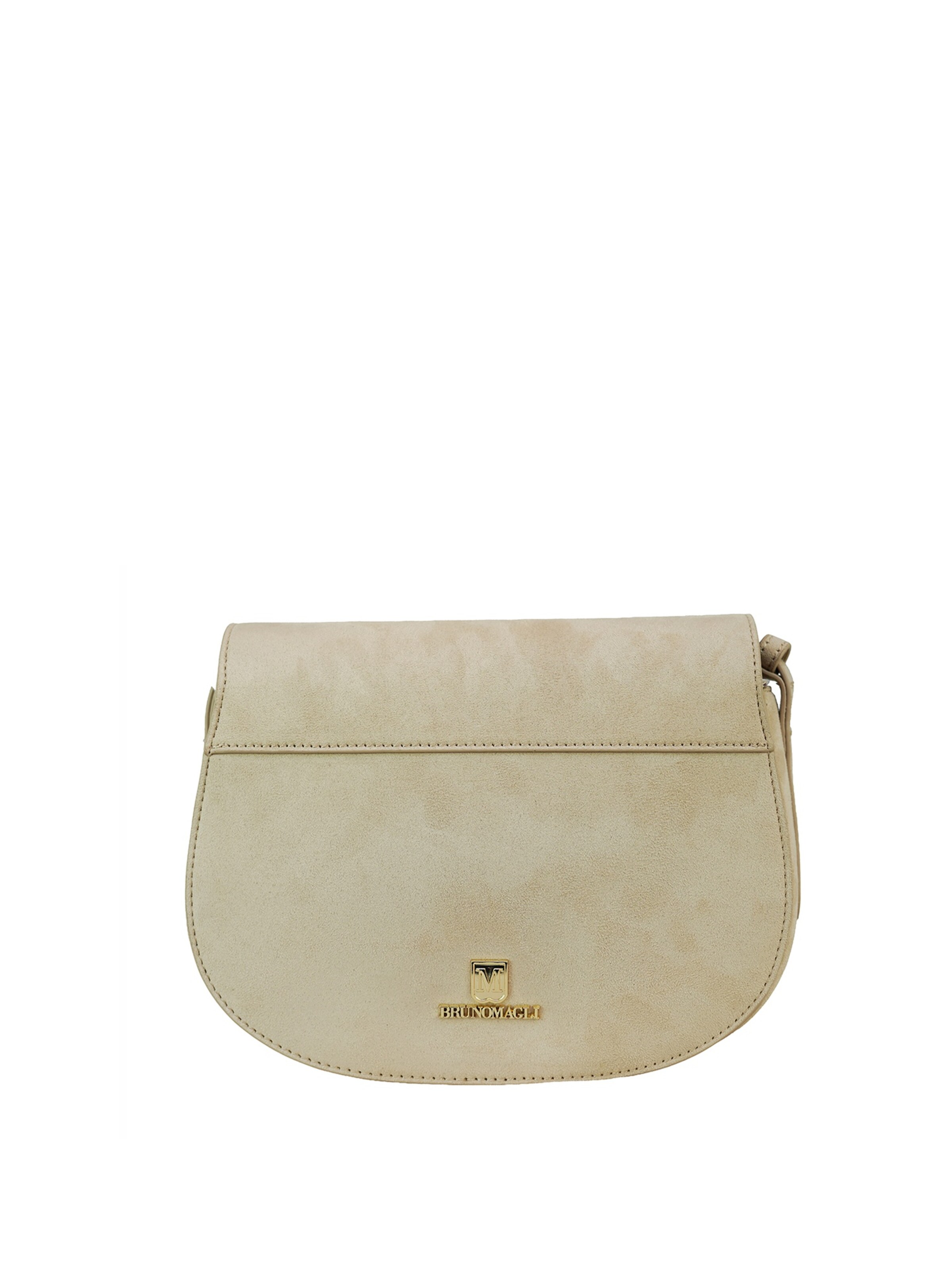 Borsa a spalla 'Borsa a Spalla Donna Bruno Magli Kate Eco-Pelle Nera con Fibbia' di Bruno Magli in beige