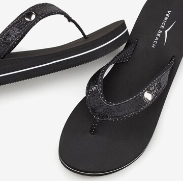 VENICE BEACH Pantolette in Schwarz