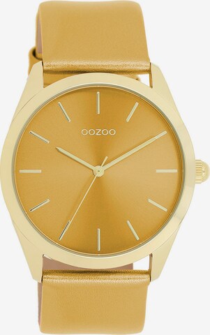 OOZOO Analog Watch in Yellow: front