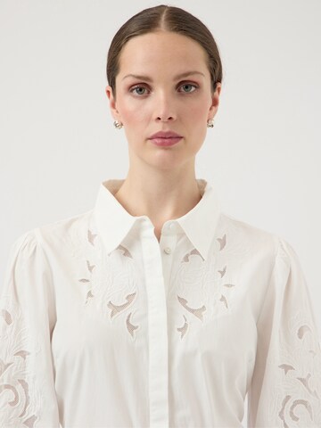 YAS Blousejurk 'YASZIMIA' in Wit