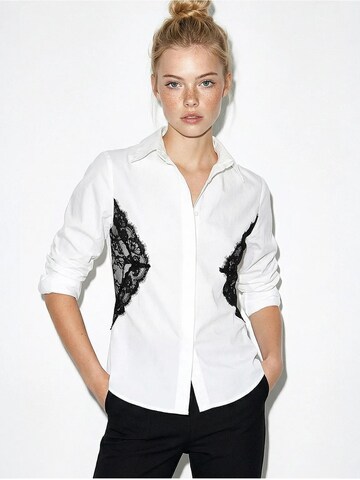 Camicia da donna di Bianco Lucci in bianco