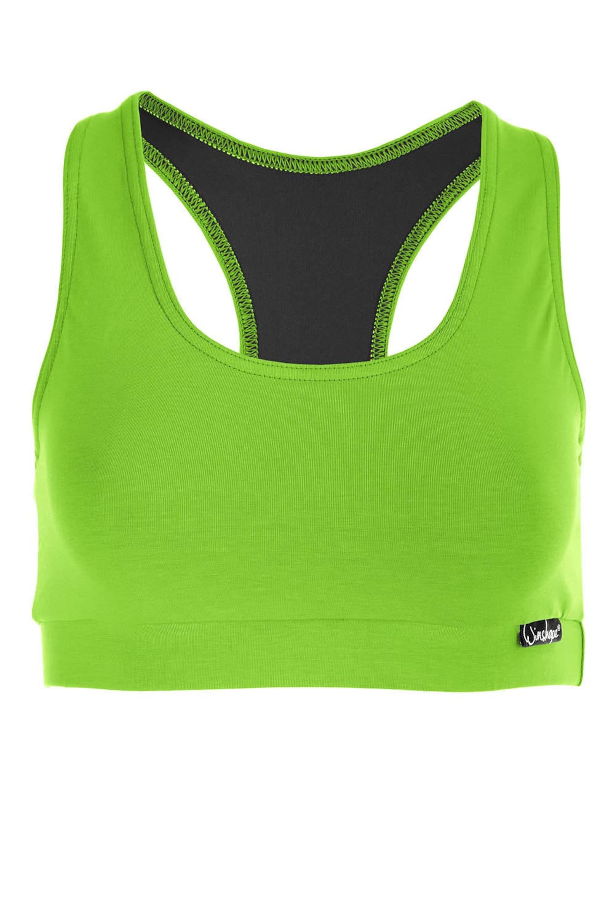 Winshape Bralette Sports bra 'WVR1' in Green: front