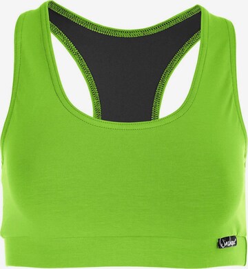 Bustier Soutien-gorge de sport 'WVR1' Winshape en vert : devant