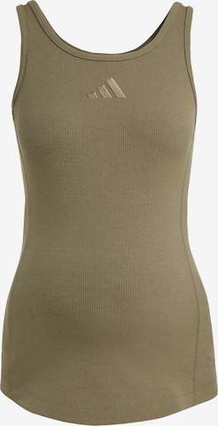 ADIDAS SPORTSWEAR Sporttop 'Rib Top' in Grün: Vorderseite