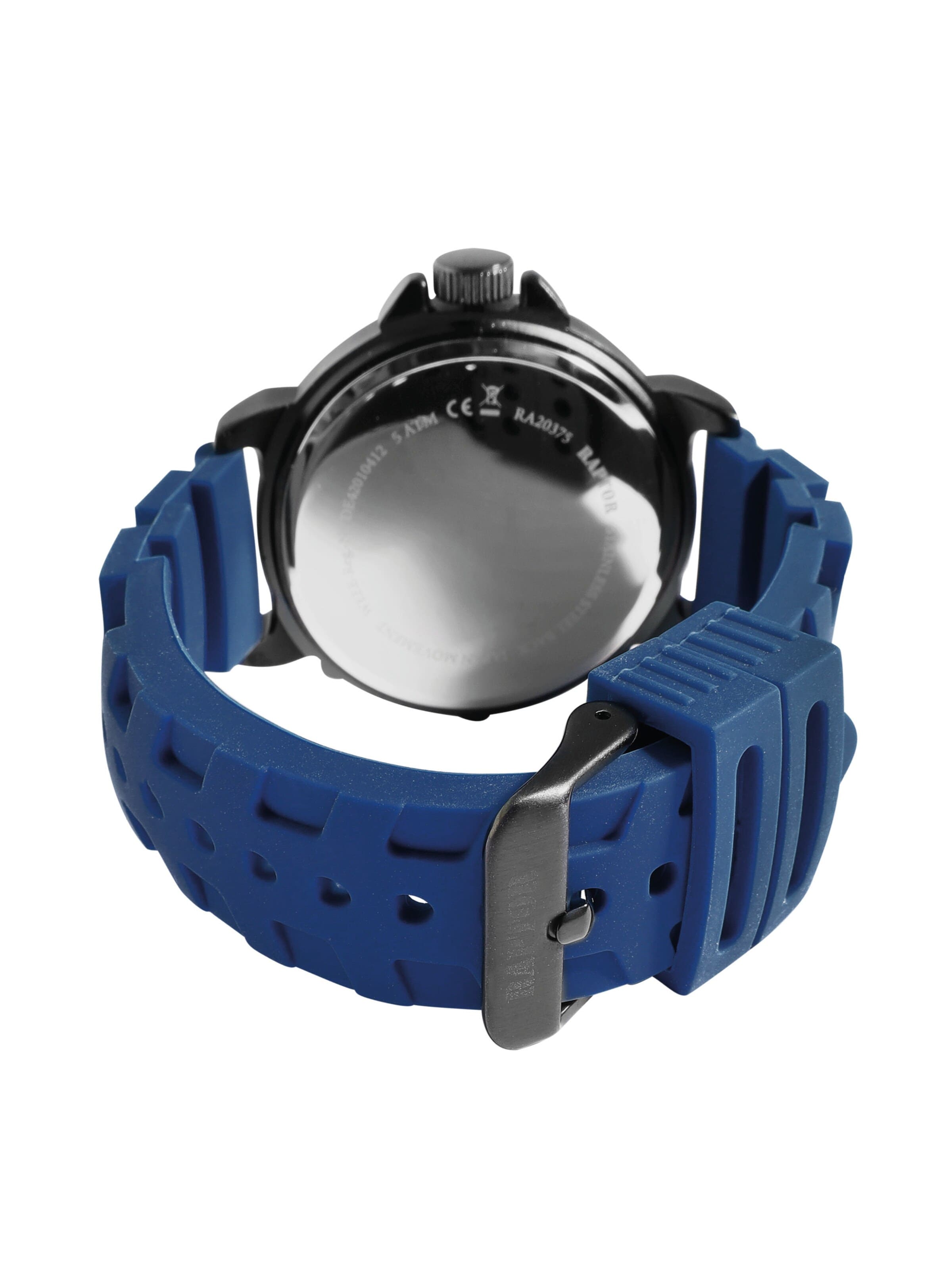 Raptor Analog Watch 'Xander, Datumsanzeige' in Blue