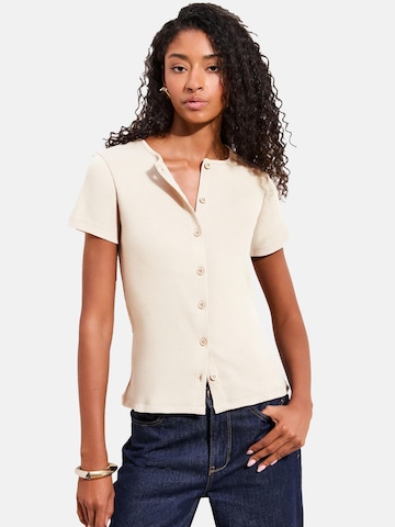 Friends Like These Blus i beige: framsida