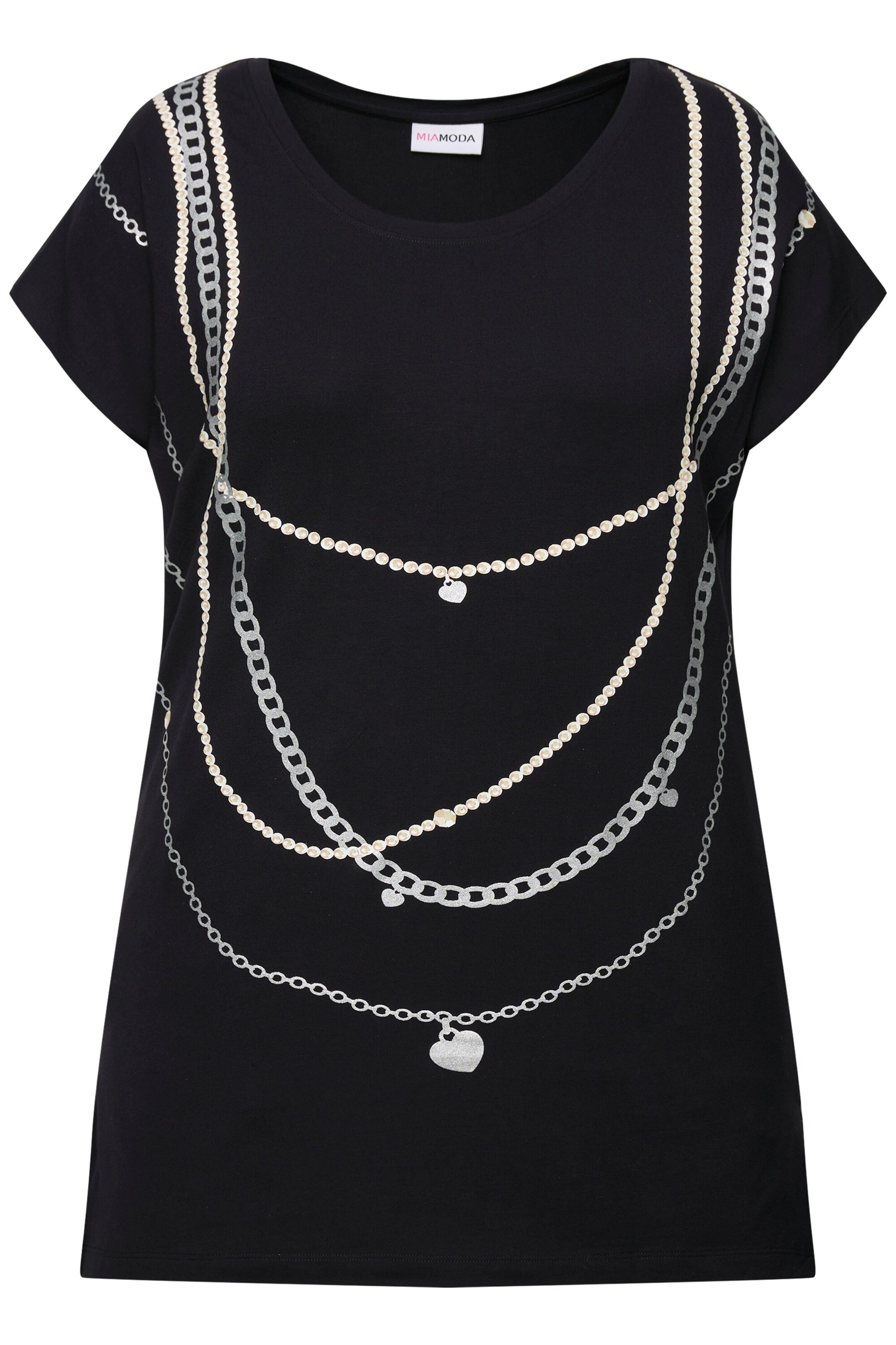 MIAMODA Shirt in Black: front