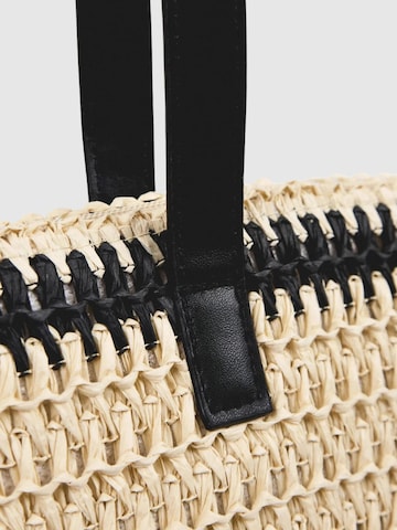 PIECES Strandtas in Beige