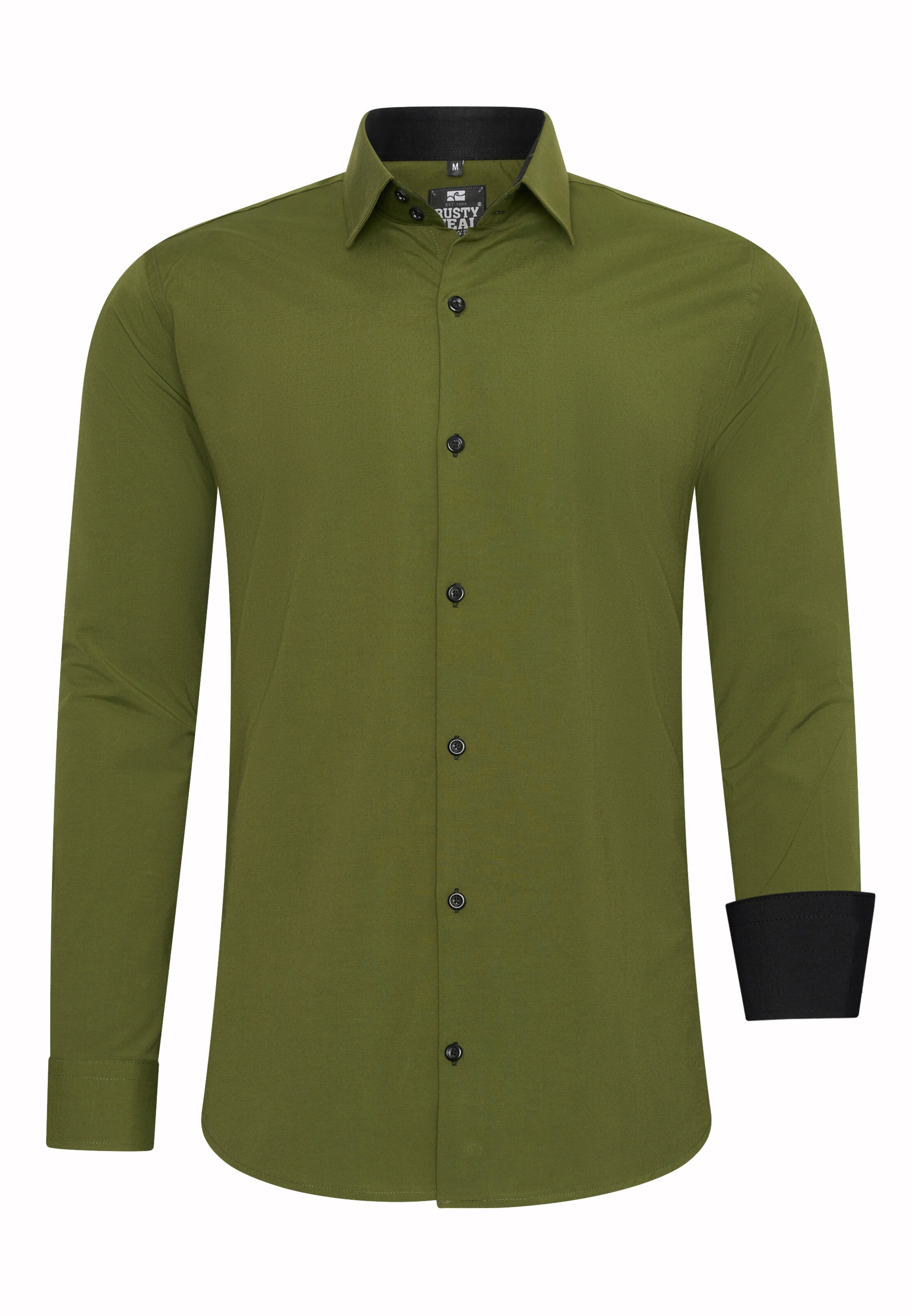 Rusty Neal Regular fit Button Up Shirt in Green