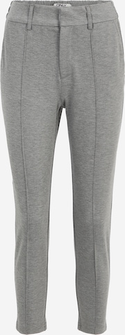 Only Petite Slim fit Trousers 'POPTRASH' in Grey: front