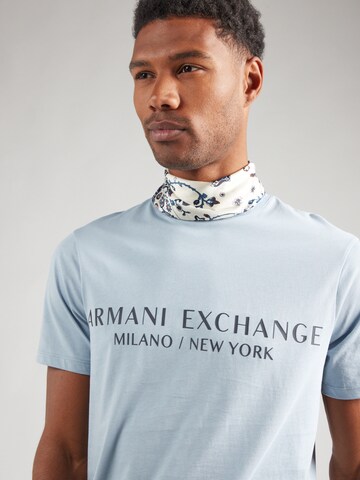 ARMANI EXCHANGE Regular fit Póló '8NZT72' - kék