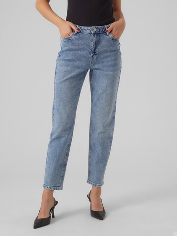 VERO MODA Regular Jeans 'LINDA' in Blauw: voorkant