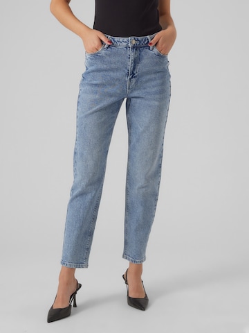 VERO MODA Regular Jeans 'LINDA' in Blauw: voorkant