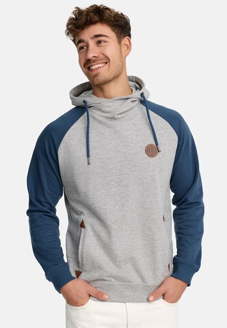 Sweat-shirt 'Rowland' INDICODE JEANS en gris : devant