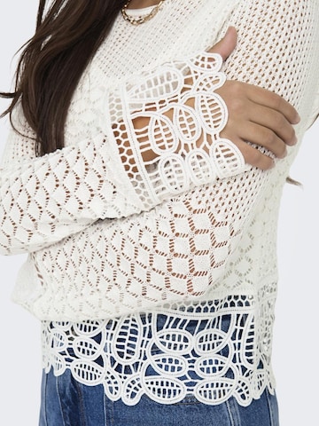 Pull-over ONLY en blanc