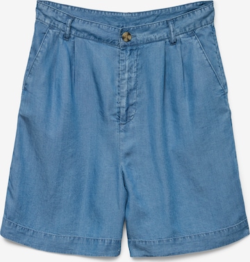 mėlyna VERO MODA Laisvas Klostuotos kelnės 'VMFLEUR': priekis